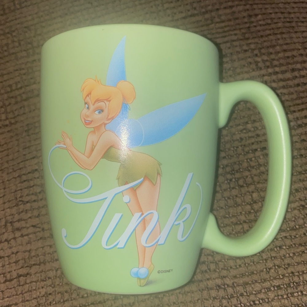 Tinkerbell Coffee Mug Disney Store Tink Oversized Cup 20 oz. (ReAd DeSc)